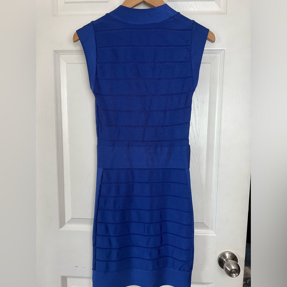 French connection blue bandage dress - Picture 6 of 7